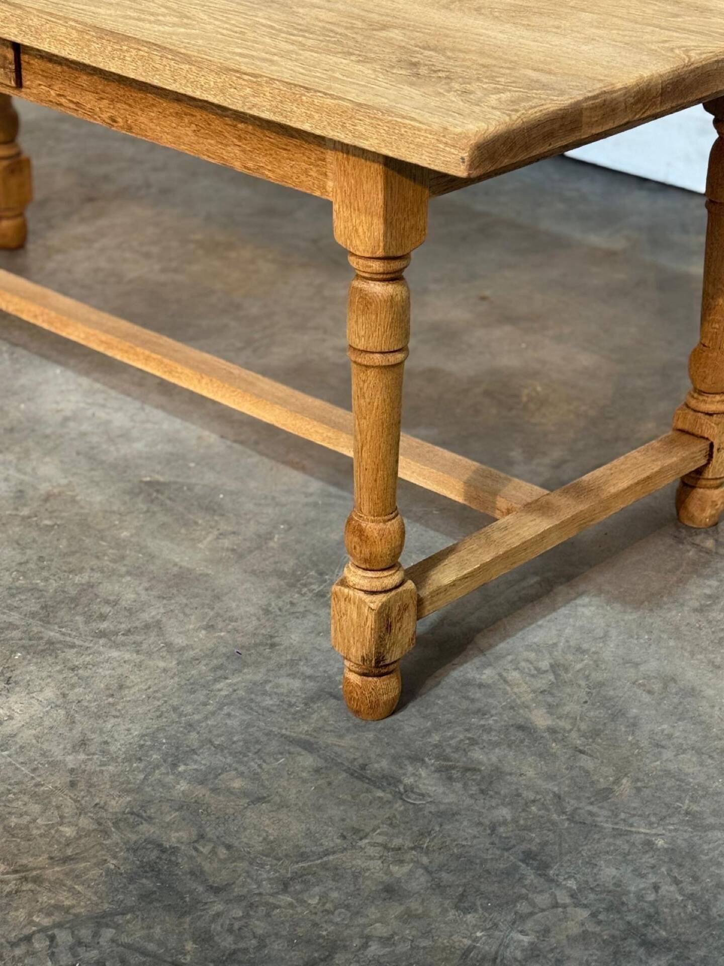 Oak farmhouse table