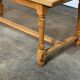 Oak farmhouse table