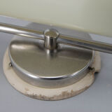 Art deco or bauhaus nickel-plated wall lamp, 1930