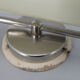 Art deco or bauhaus nickel-plated wall lamp, 1930