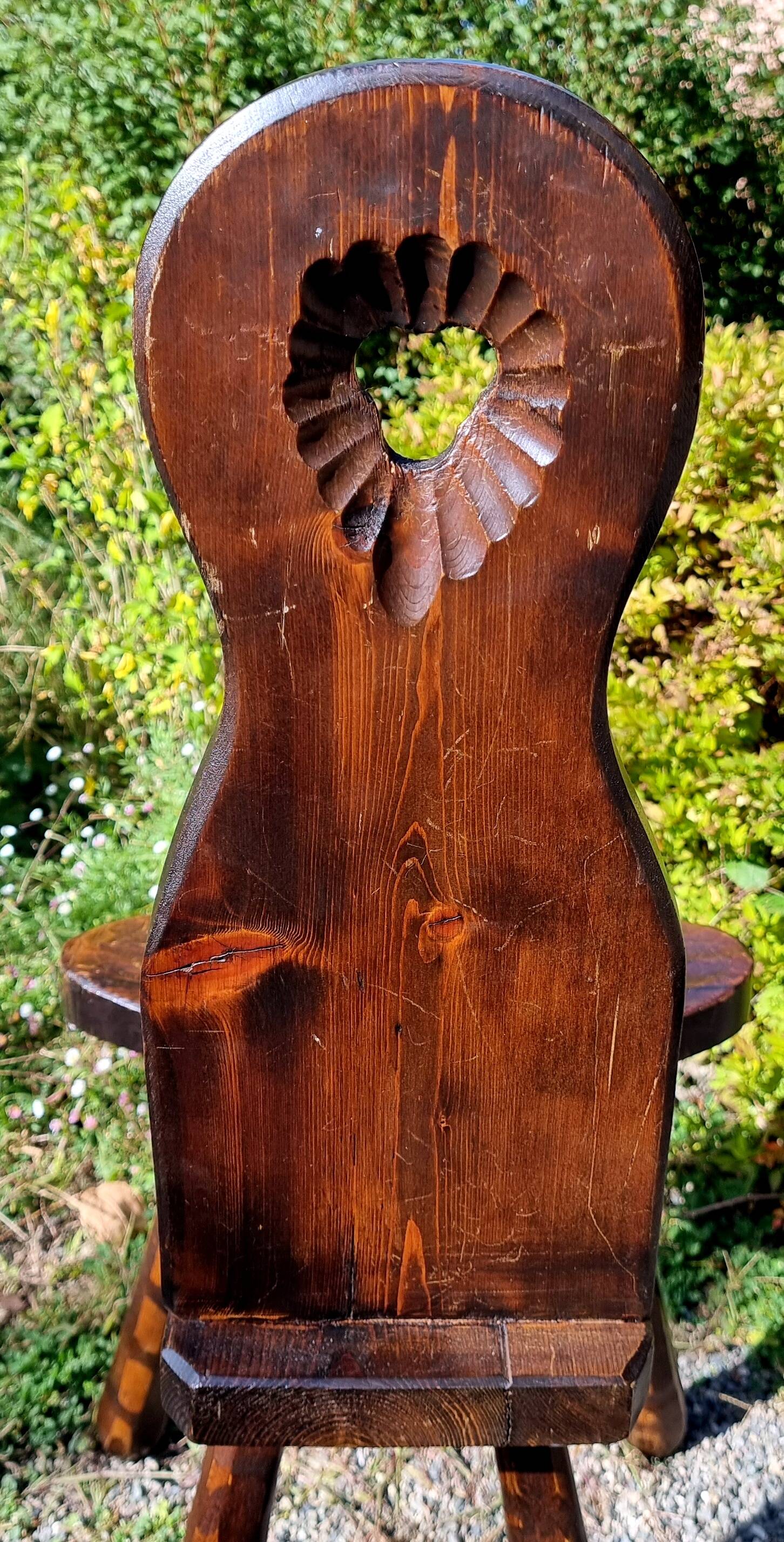 Brutalist chalet chair from the 50s