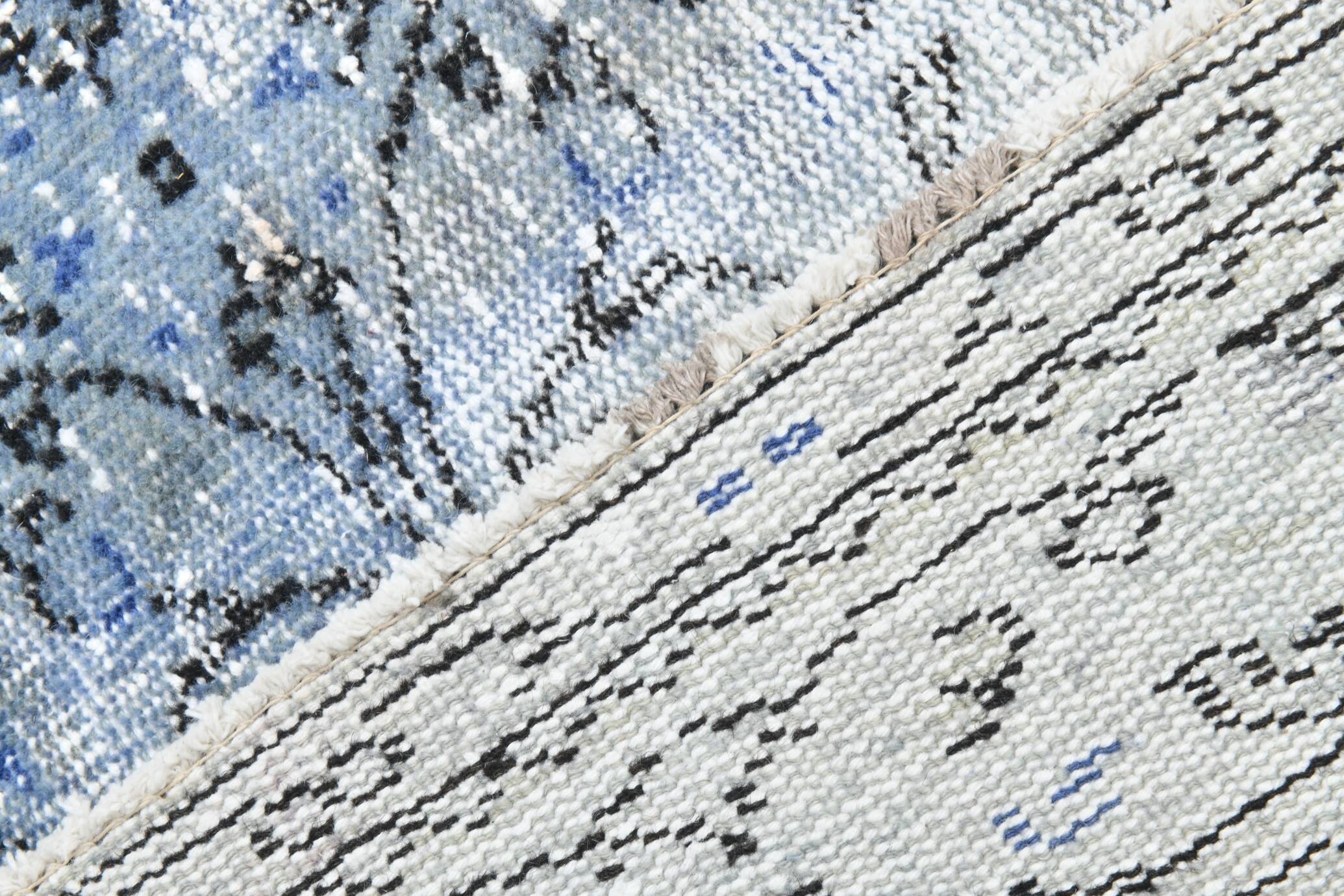 6x9 Soft Pastel Blue Turkish Vintage Rug, 189x284Cm SK 2052 FREE SHIPPING