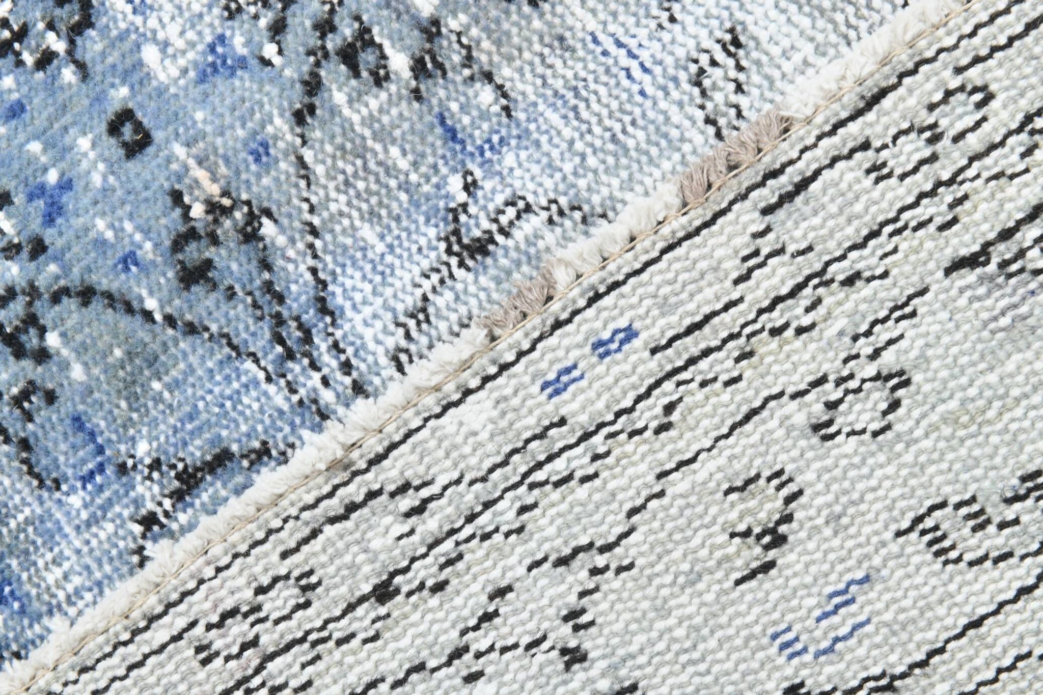 6x9 Soft Pastel Blue Turkish Vintage Rug, 189x284Cm SK 2052 FREE SHIPPING