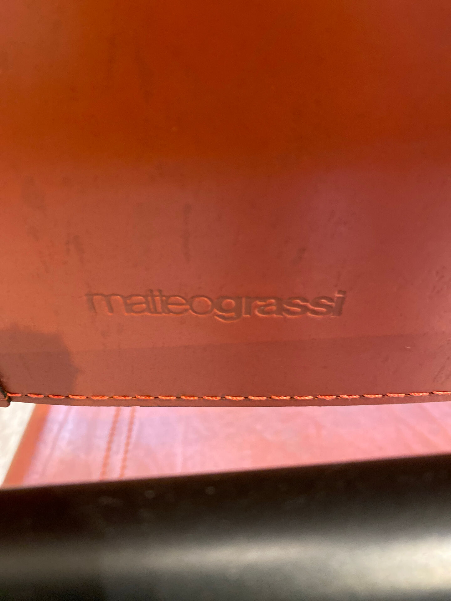 Matteo Grassi leather armchair