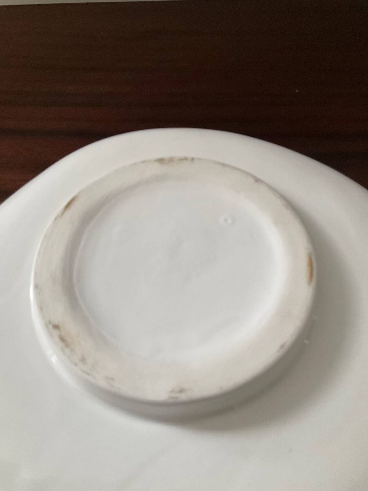Vide poche vintage chapeau en porcelaine émaillée