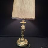 Gilded bronze table lamp signed A. Marionnet