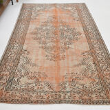 5x8 classic turkish vintage rug, 5x8 vintage rug, 263x163cm