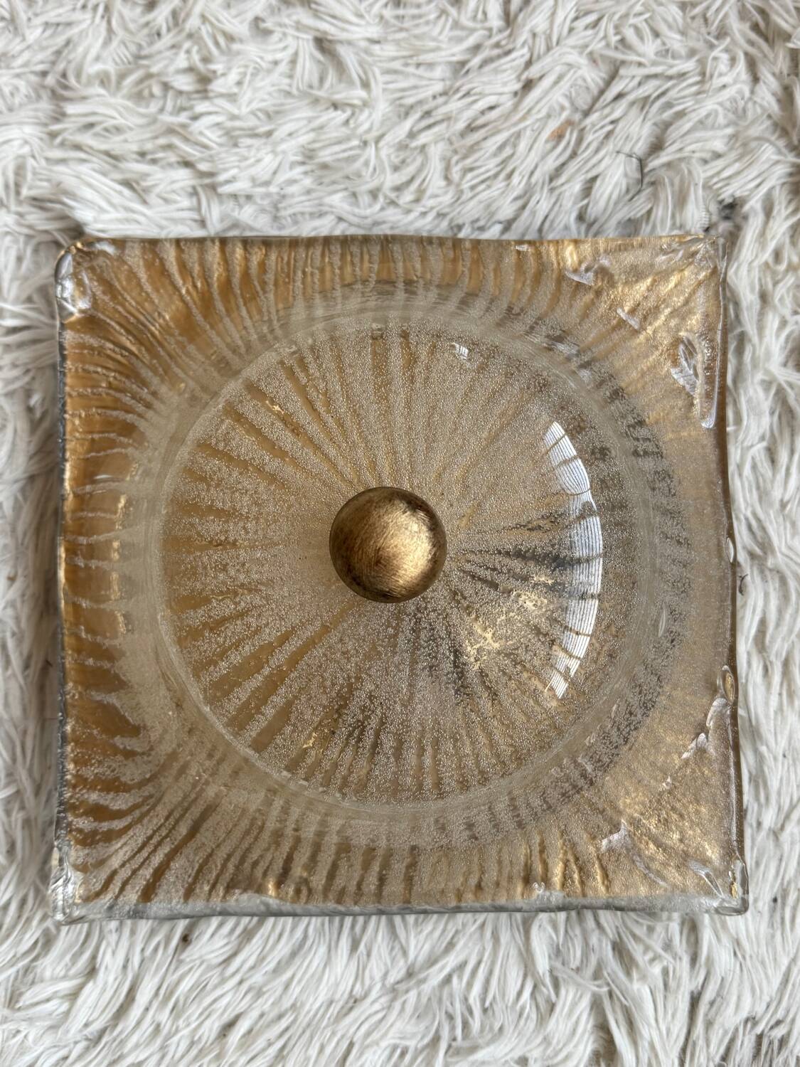 Murano glass wall sconce from the 1970s