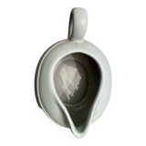 Grey earthenware cream pot