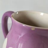 Pichet Villeroy & Boch Mettlach Ehrang, cream and plum