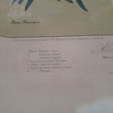 Poster ancient botanical flowers