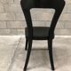 Series 12 black bistro chairs of the 70s