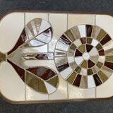 Ceramic coffee table Roger Capron shogun flower