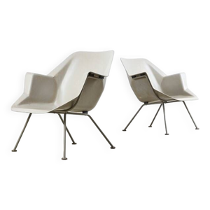 Rare paire de chaises