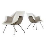 Rare Pair of Early 416 Chairs by Wim Rietveld & Andere Cordemeyer for Gispen 1957