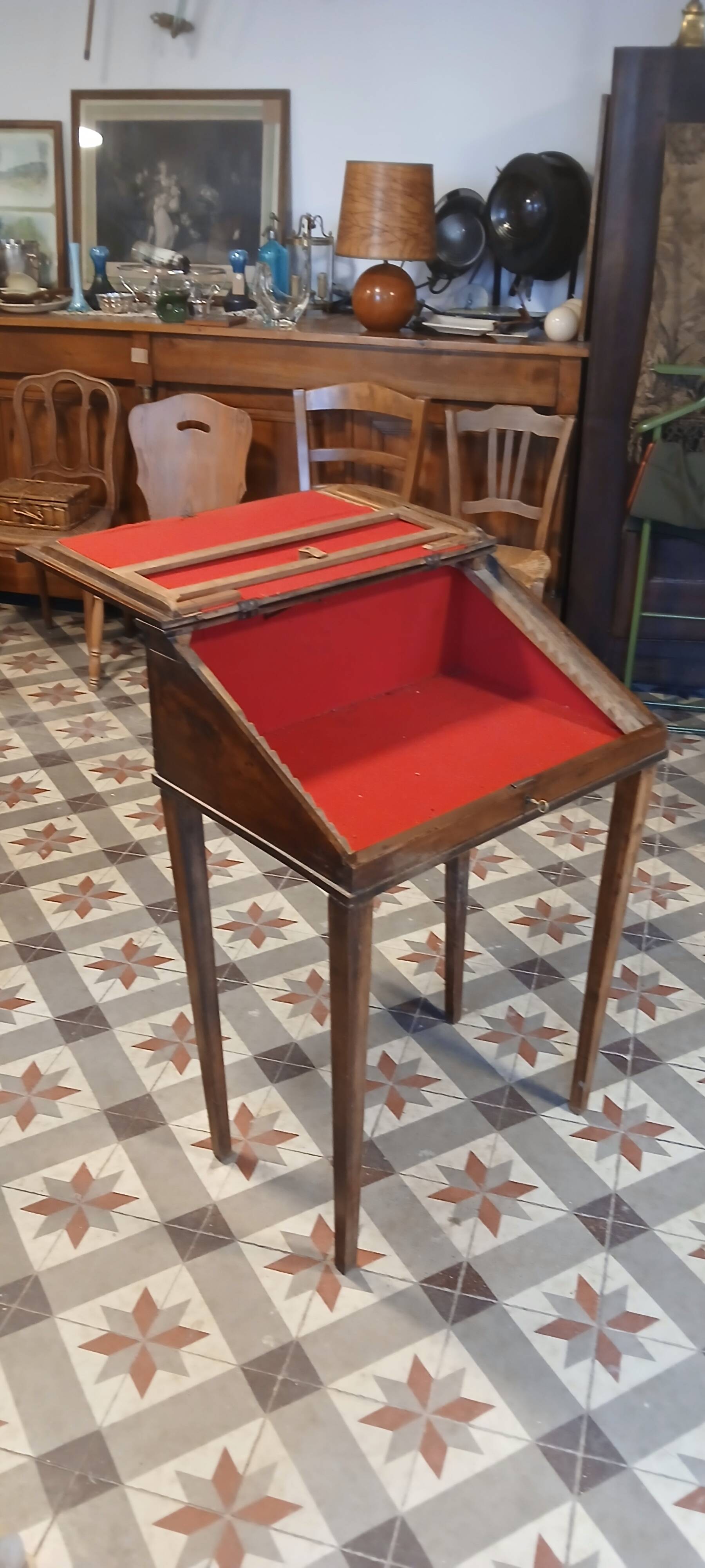 Antique school desk