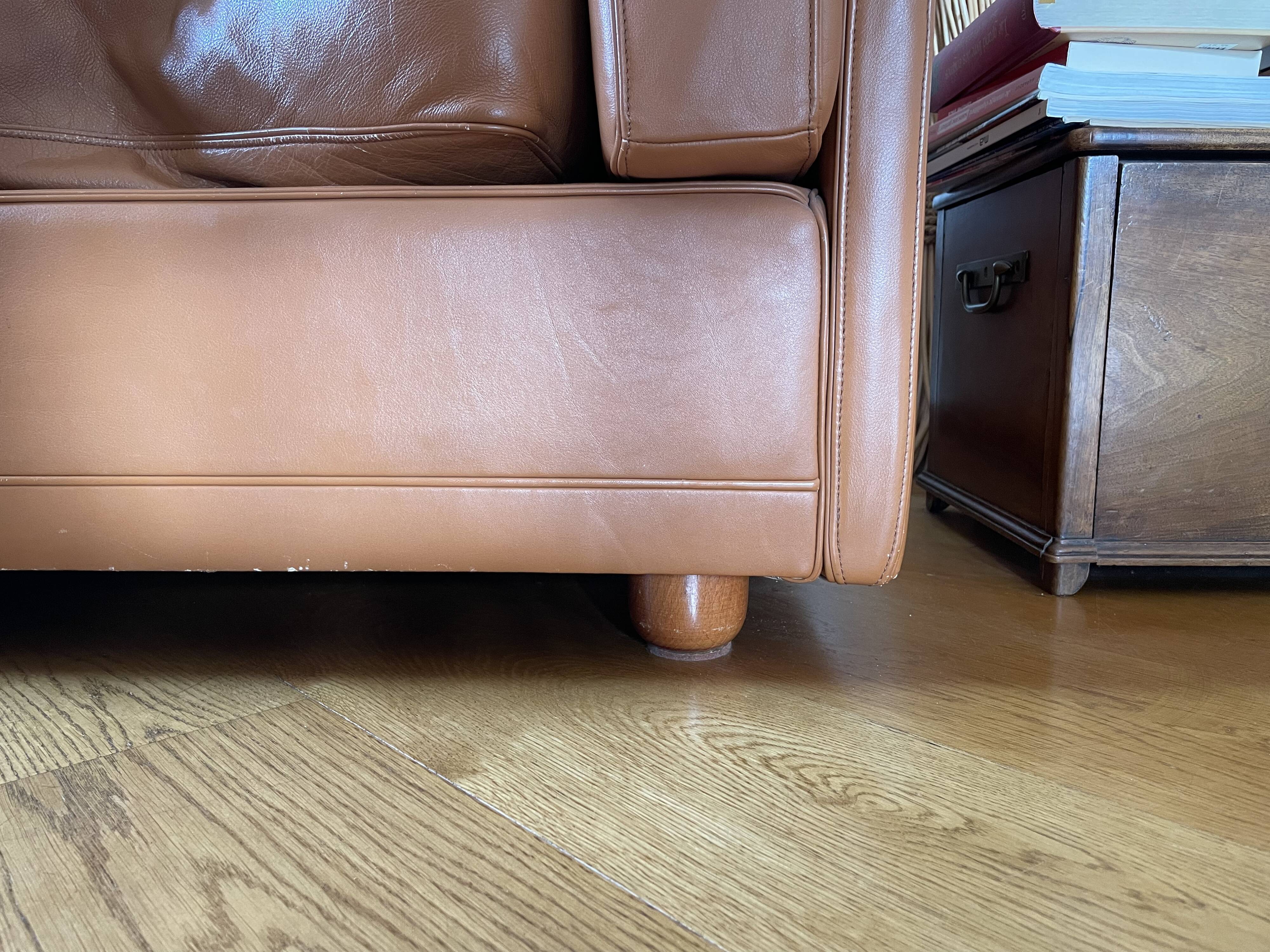 Socrate three-seater sofa by Poltrona Frau