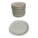 12 Oslo white porcelain dessert plates from Sarreguemines