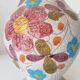 Vintage hand-painted handled vase