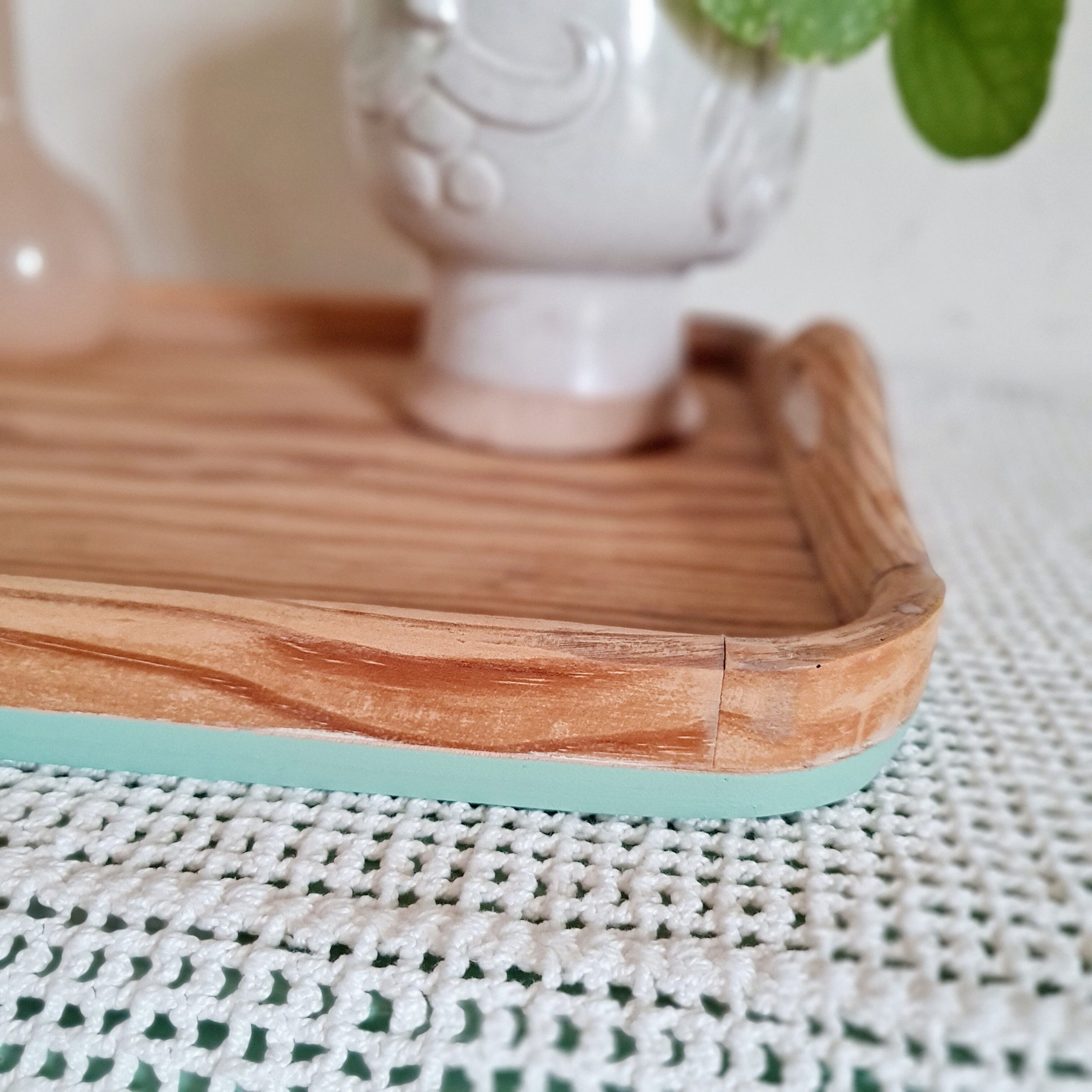 Old wood top with handles renovated