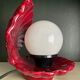 Lampe veilleuse coquillage perle vintage
