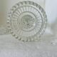 Pair of molded glass candle holders