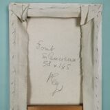 Pair of abstract paintings 60'