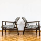 Customizable Pair Of Mid Century Armchairs GFM64 By Edmund Homa, 1960's