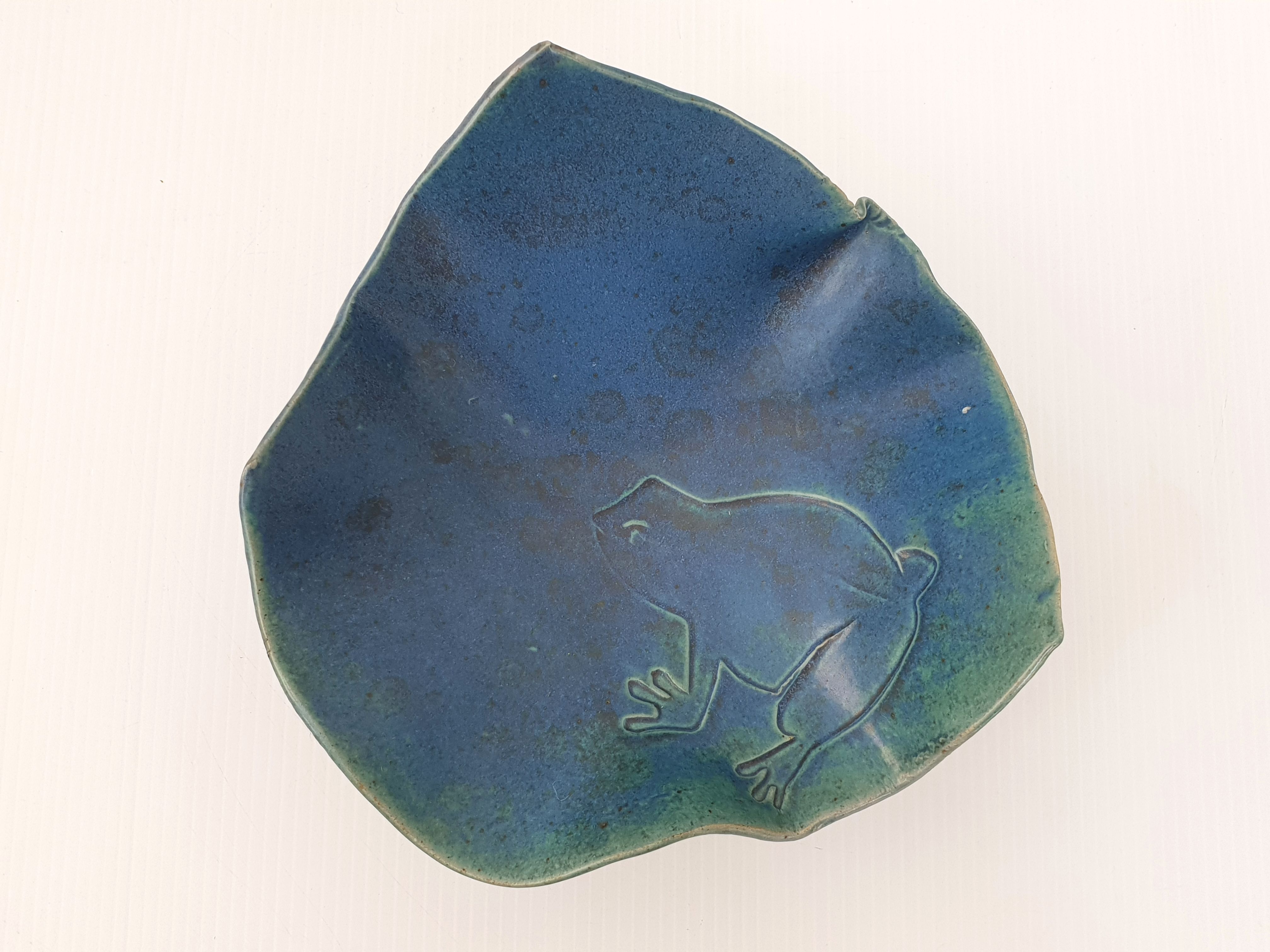 Vintage sandstone trinket bowl