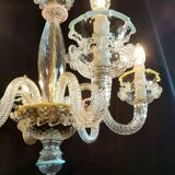 large Murano glass chandelier Venice.