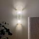 1/3 arlus wall light in murano glass, france 1960s