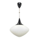 Suspension réglable tchèque, verre opalin, années 1970
