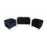 Armchairs LC2 and sofa LC3 by Le Corbusier for Cassina