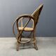 Fauteuil en bois tressé art populaire