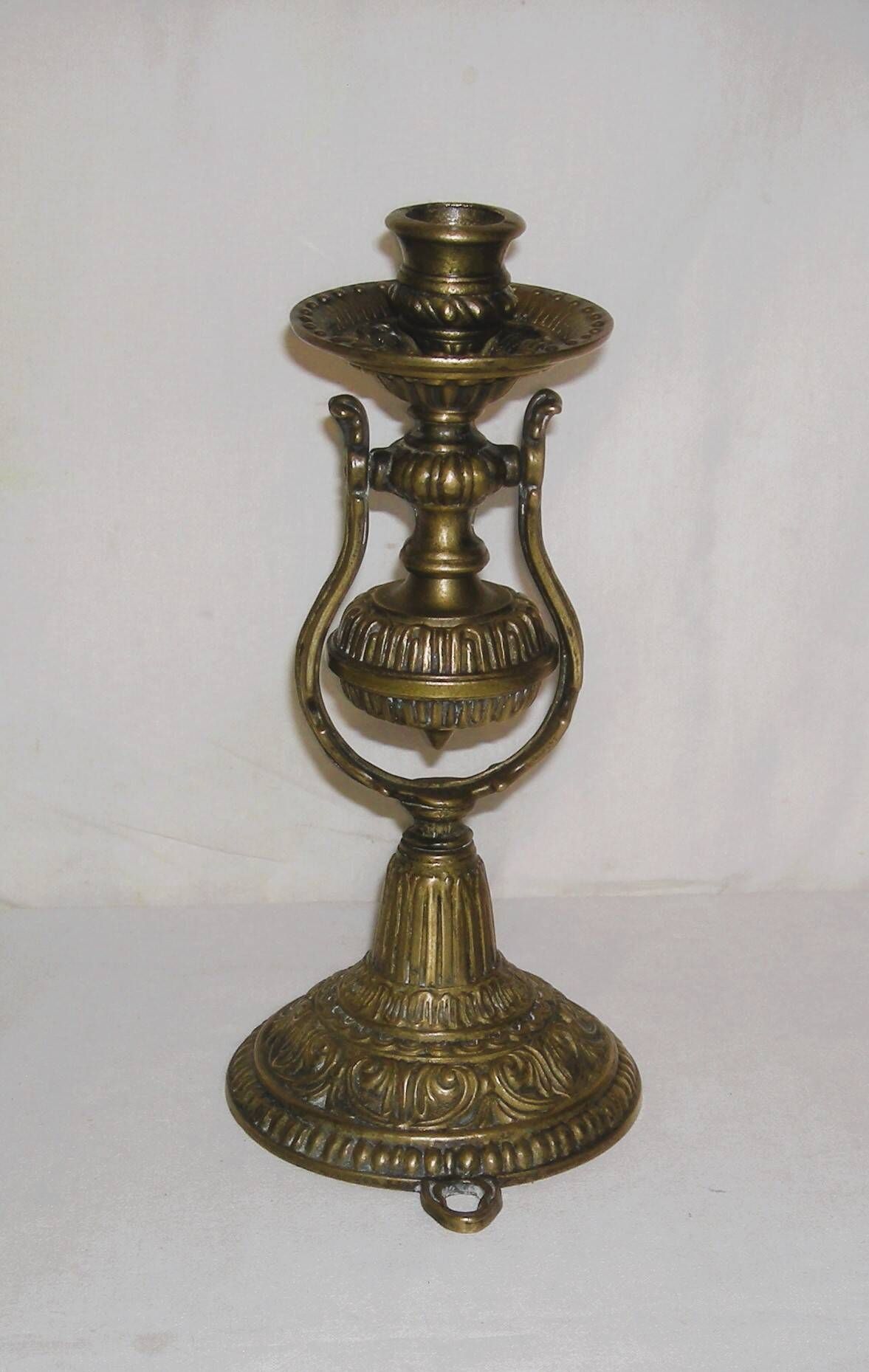 Applique bougeoir en bronze style maritime