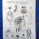 A drawing a sketch by illustrator Mars from period magazine Journal Amusant from the 1890s