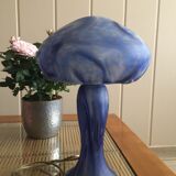 Old mushroom lamp made of glass paste