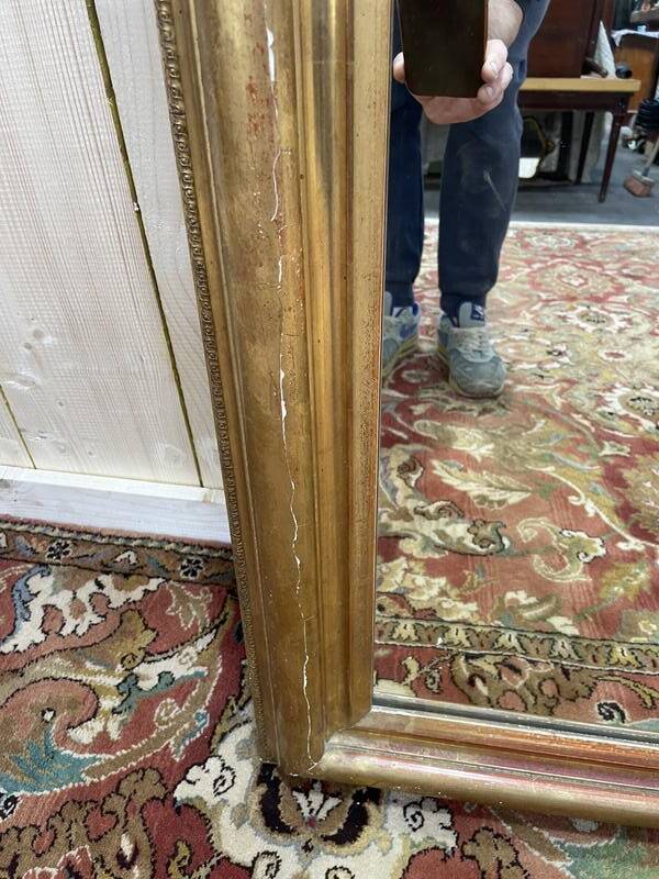 Miroir époque Louis Philippe avec fronton