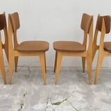 Série de 4 chaises vintage- 1950s