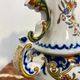 Faience vase from Desvres, Les Sables d'Olonne, late 19th century.