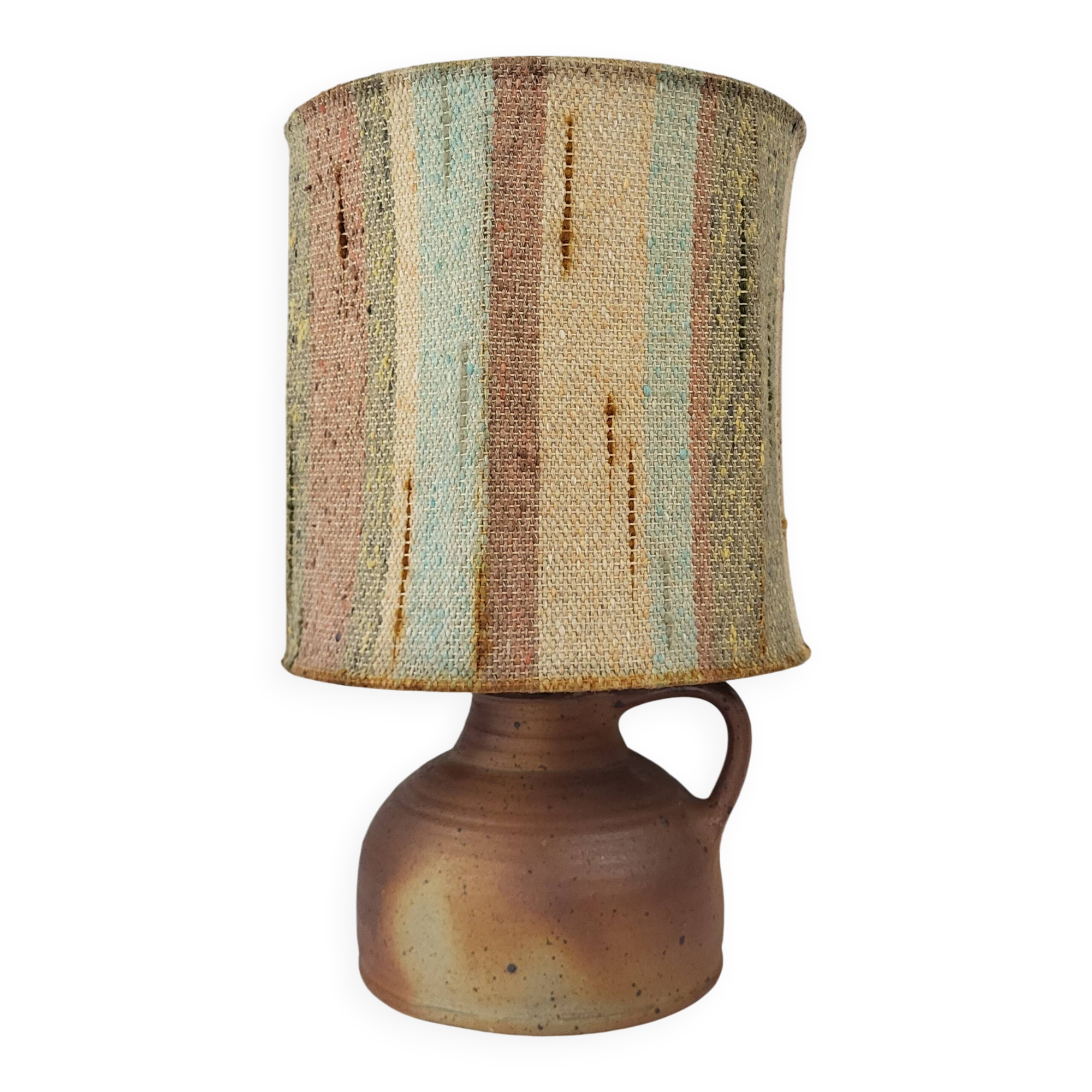 Sandstone lamp, Pierre Digan (1941-2016), La Borne