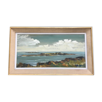 Tableau marine à l'huile