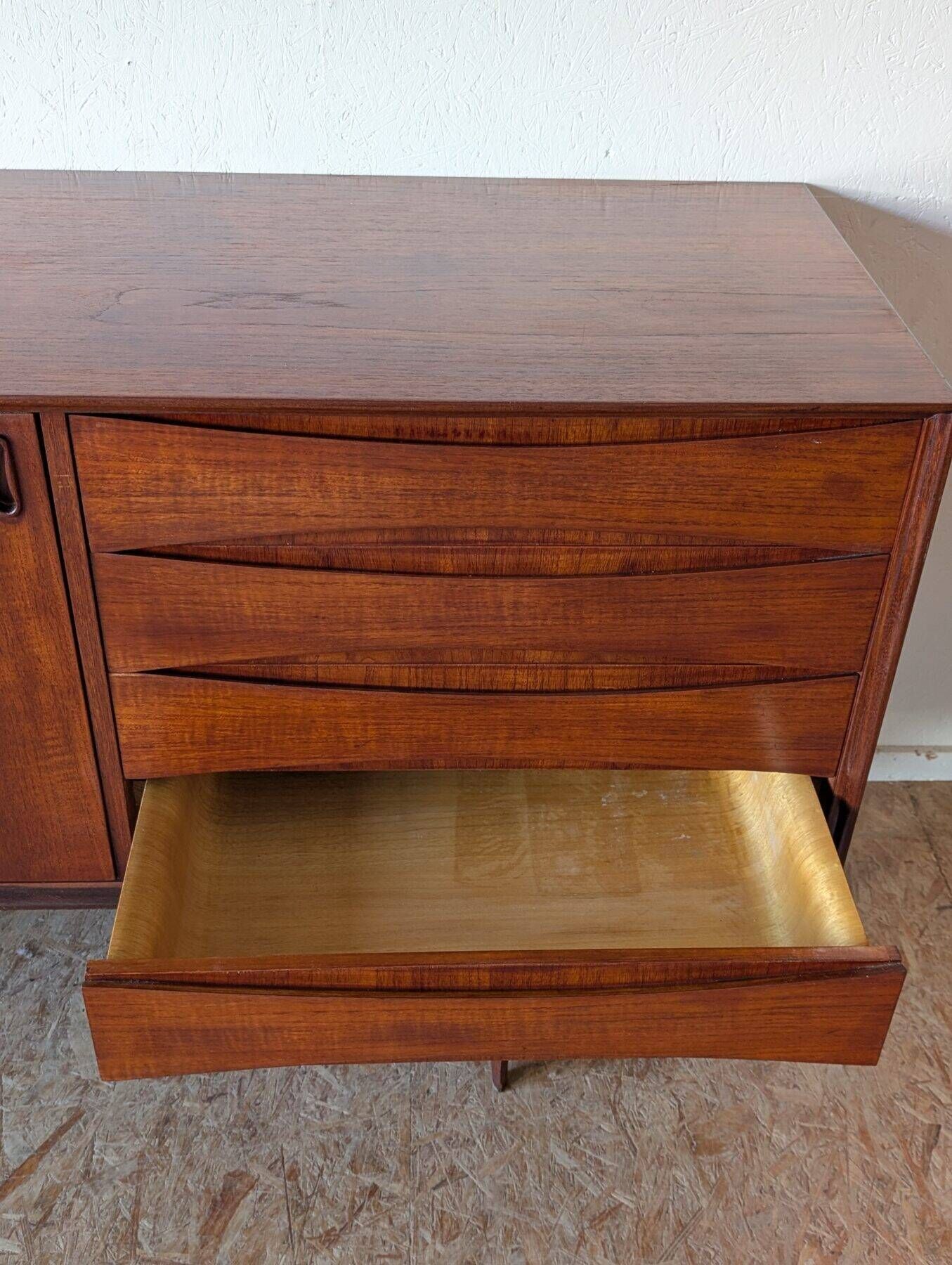 Teak enfilade "Paola" by Oswald Vermaercke published by V-Form, 1950s/60s.