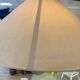 Luna walnut arc floor lamp by Natuzzi, 1990s