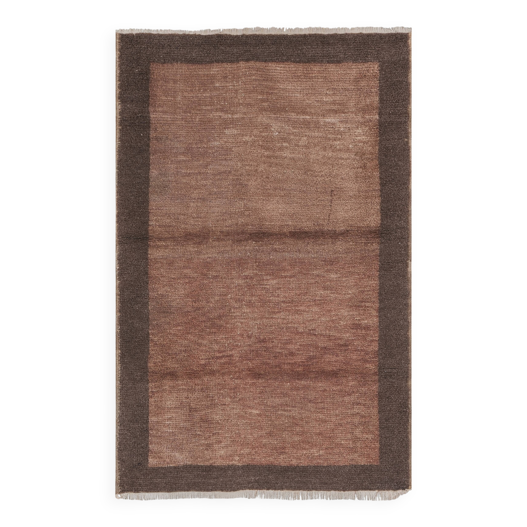 Vintage Turkish Oushak Rug Handwoven 88x133 cm