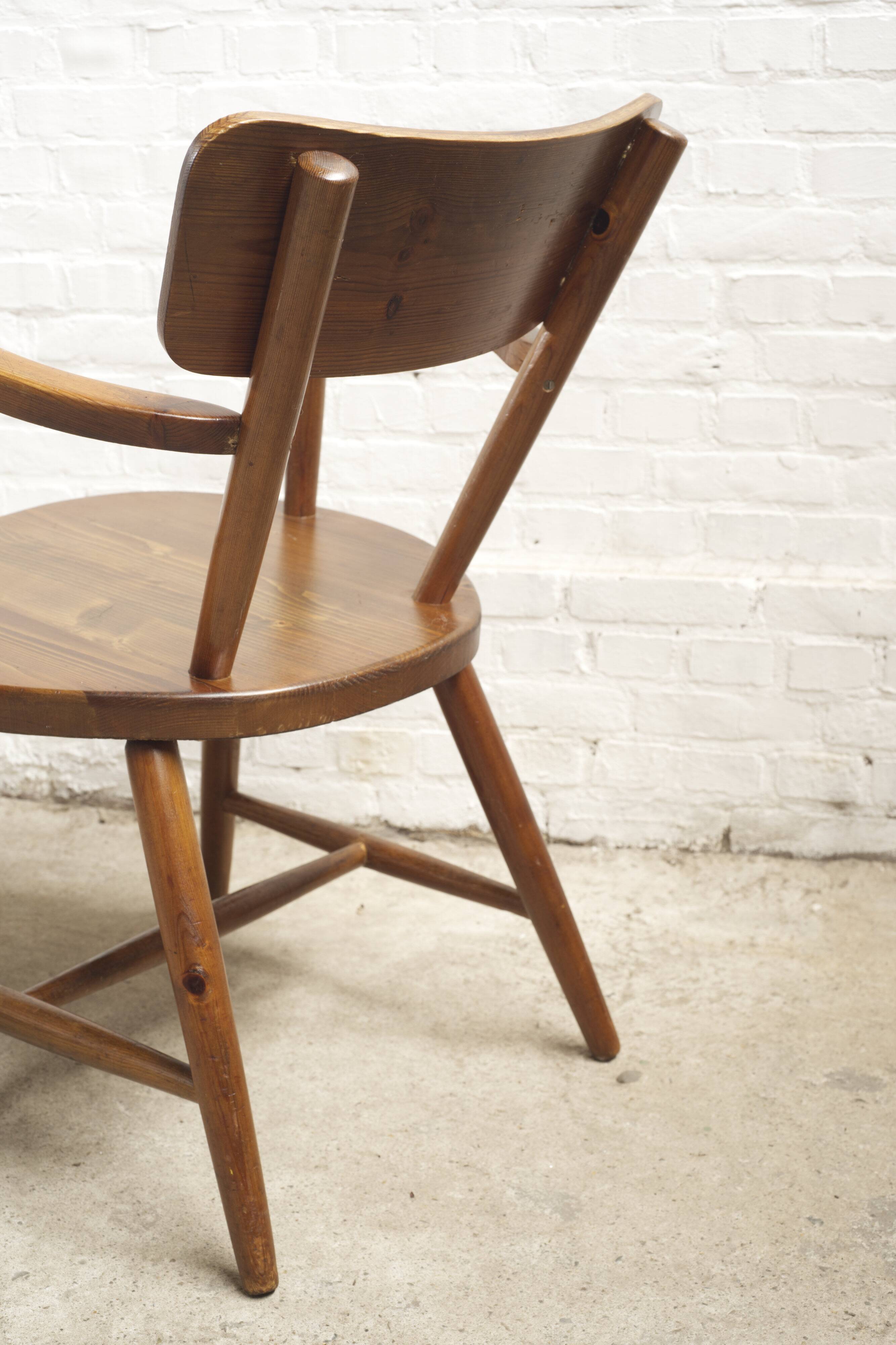 2x swedish cabin lounge armchairs