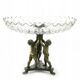 R8X Large figurative platter with cherubs in Art Nouveau style