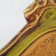 Plateau italien bois sculpté vintage