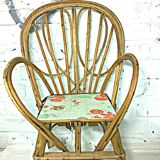 Vintage bamboo armchair