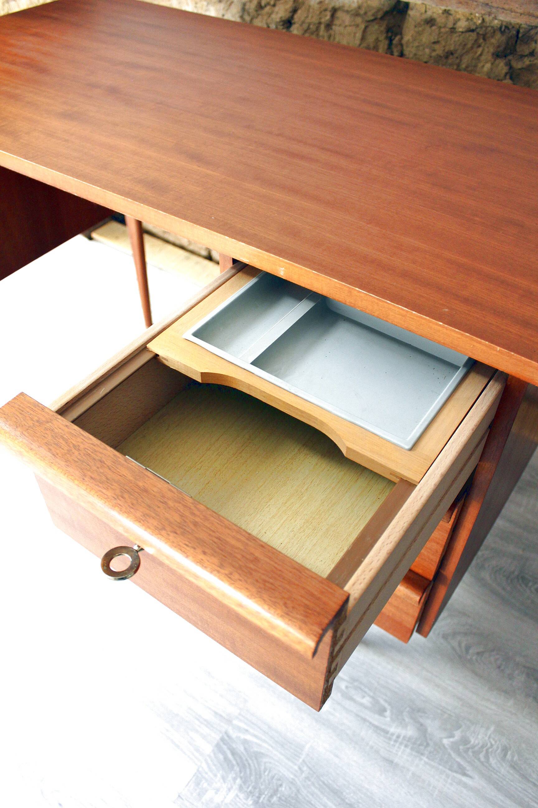 Vintage Scandinavian desk from the 1960s.